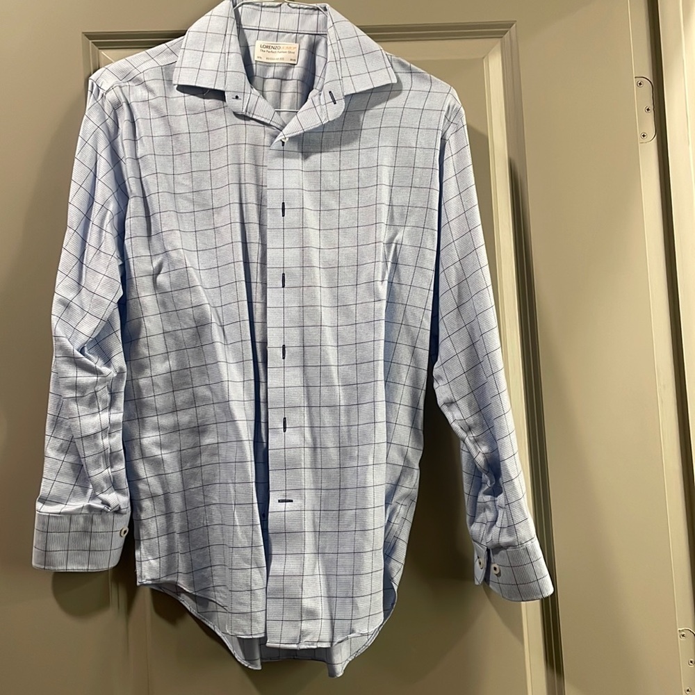 Lorenzo Uomo Perfect Fashion Shirt in Blue